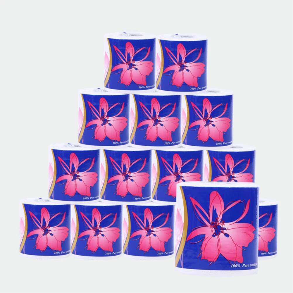 10 рулонов трехслойная туалетная бумага для домашней ванной рулон туалетной