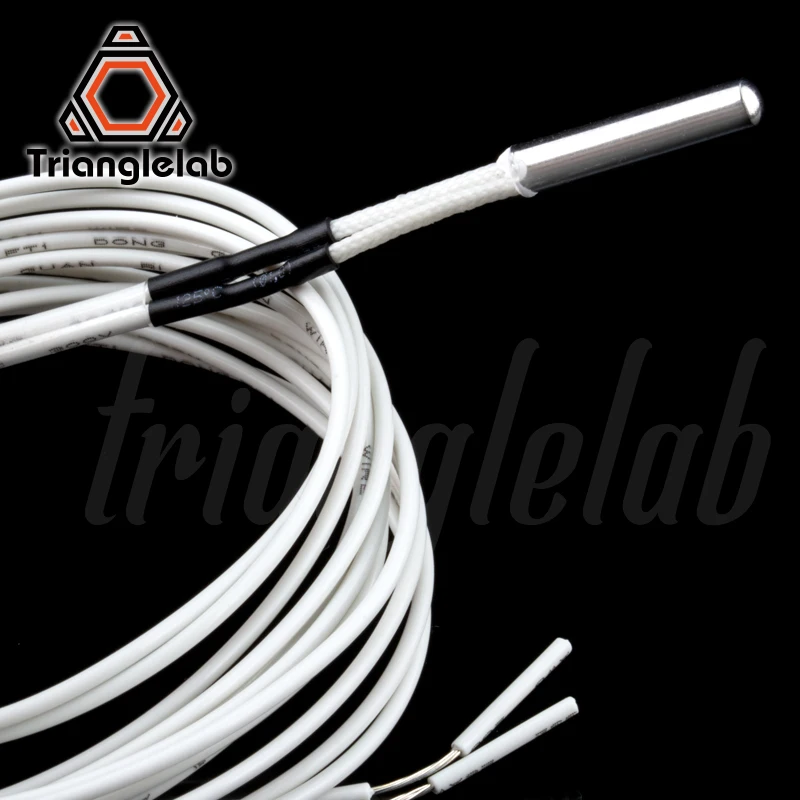 Trianglelab NTC 100K Ом B3950 термистор картридж датчик высокой температуры 280℃ для E3D PT100 V6 нагреватель Блок 3D принтер