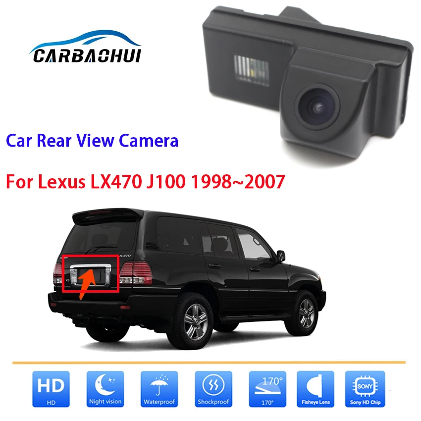 Автомобильная камера заднего вида для Lexus LX470 J100 1998 ~ 2007 CCD Full HD Водонепроницаемая