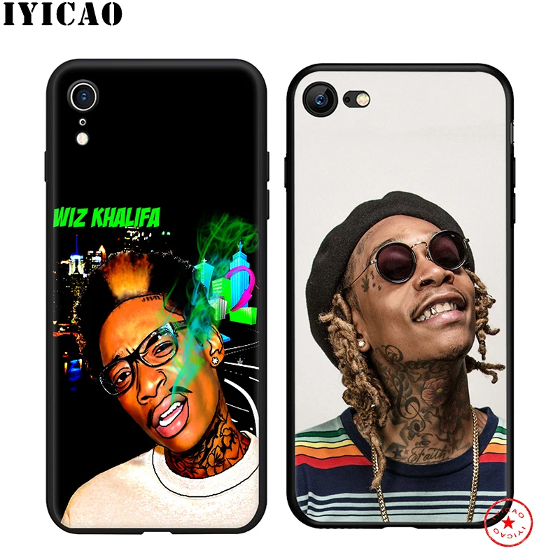 IYICAO Wiz Khalifa Rapper мягкий чехол для телефона iPhone 11 Pro XR X XS Max 6 6S 7 8 Plus 5 5S SE силиконовый TPU