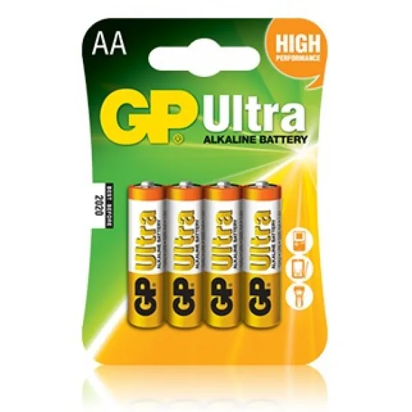 Батарея gp ultra alkaline 15au lr6 aa (4шт)|Аккумуляторы| |