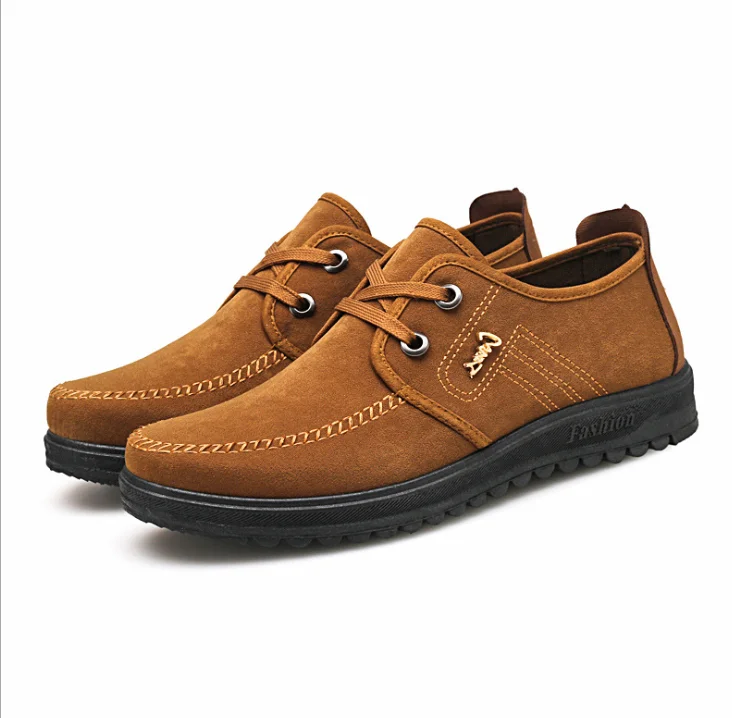 Дышащая мужская парусиновая обувь на плоской подошве шнуровке Удобная модная