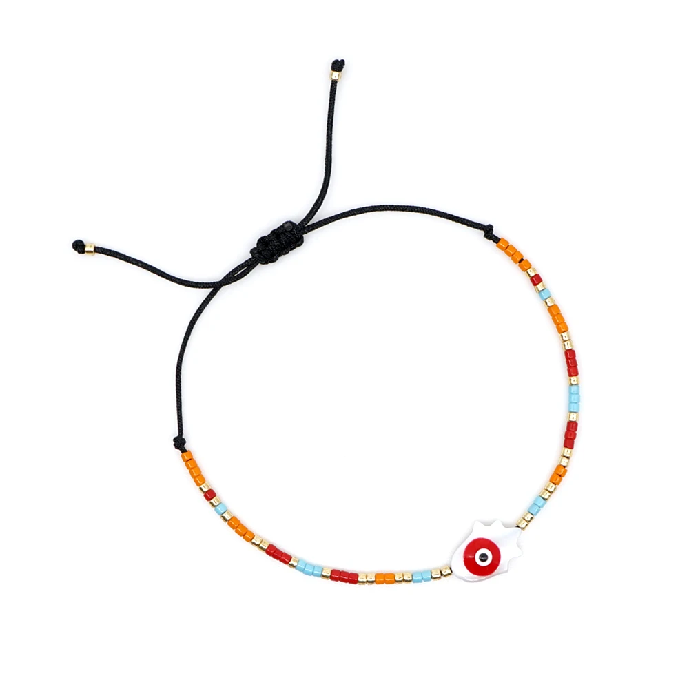 Go2boho MIYUKI Evil Eye браслеты Fatima ручной браслет женские крест Pulsera Mujer Boho шикарные летние пляжные ювелирные изделия со звездами Bijoux