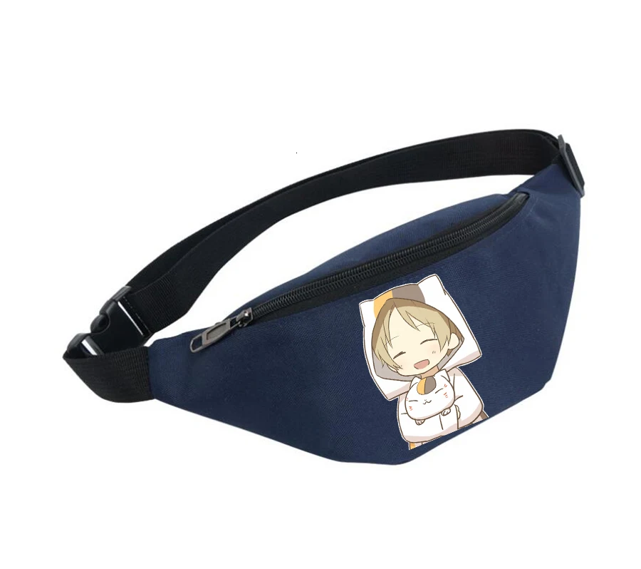 

Unisex Fanny Pack women Belt Waterproof Chest Handbag Waist Bag Ladies Waist Pack Belly Bags For anime Natsume Yuujinchou