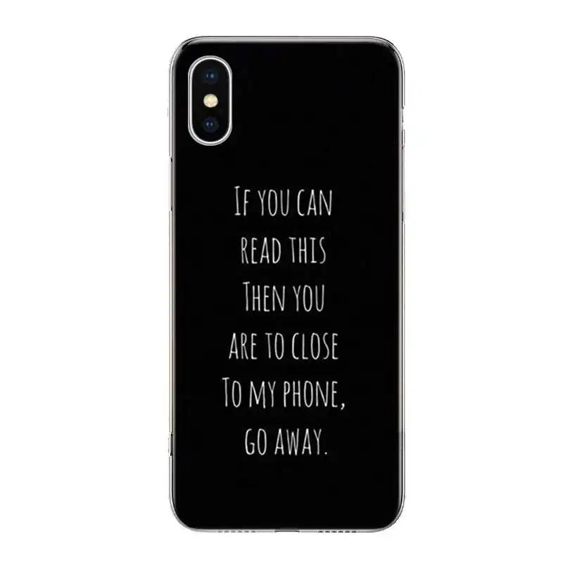 Не трогайте мой мобильный Fundas силиконовый чехол для телефона Apple iPhone 6 6S 7 8 Plus + X 10
