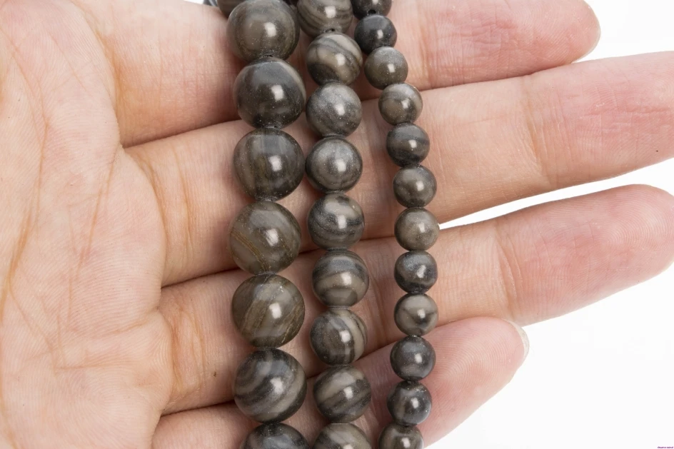 Ожерелье из настоящего природного Кофе коричневый вихревой Джаспер свободные