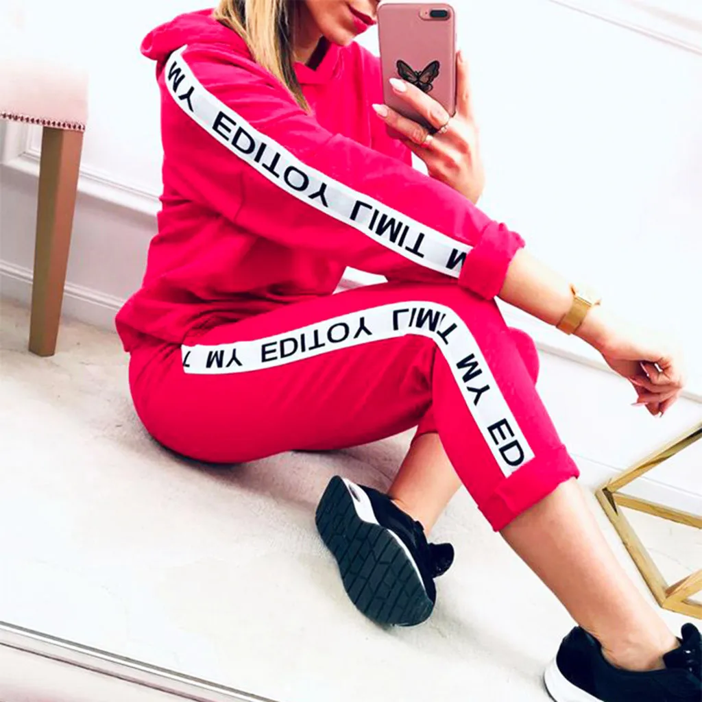 Комплект из двух предметов женские спортивные костюмы Осенний женский