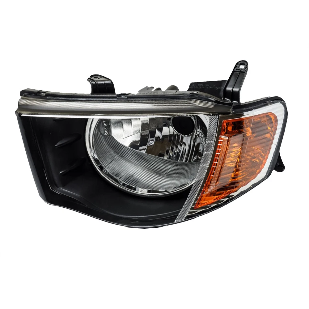 1 пара головной светильник для Mitsubishi L200 Triton Colt передний головной светильник 2005 2006 2007 2008 2009 оранжевый
