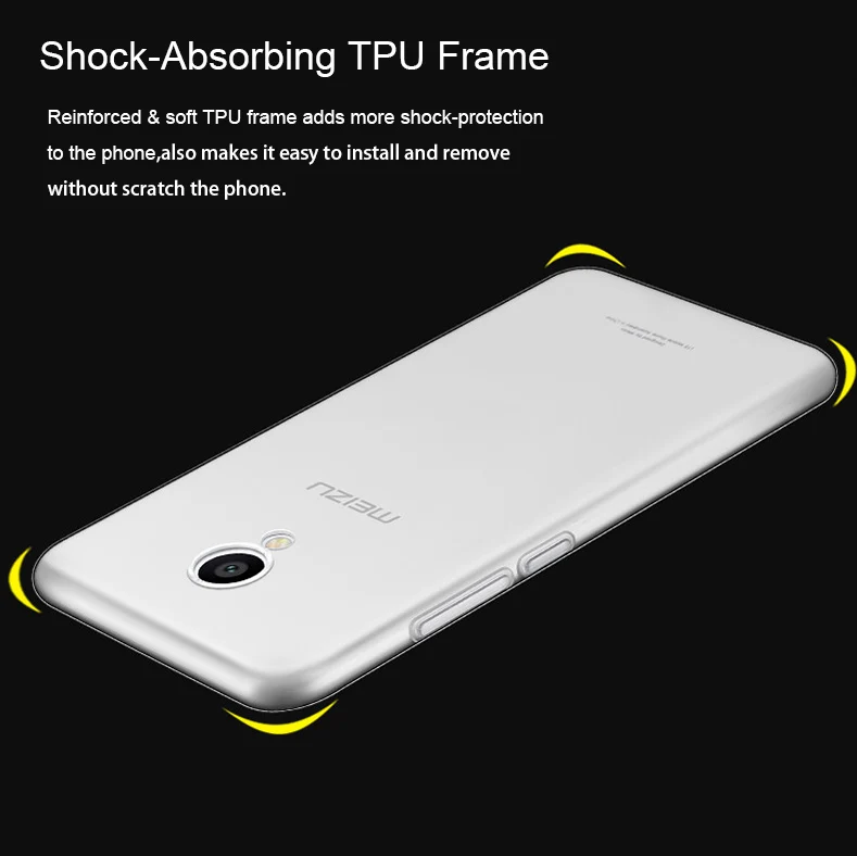 UPaitou Ultra Thin Soft TPU Case for Meizu 16s Pro 16XS 16 16x 16th 7 6 Plus 6s Silicone Transparent Clear Simple Cover |