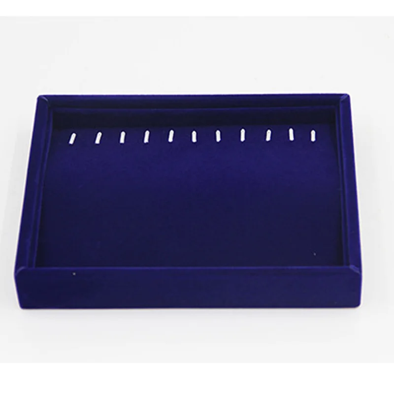 Высококачественное фиолетовое бархатное ювелирное изделие кольцо Ожерелье