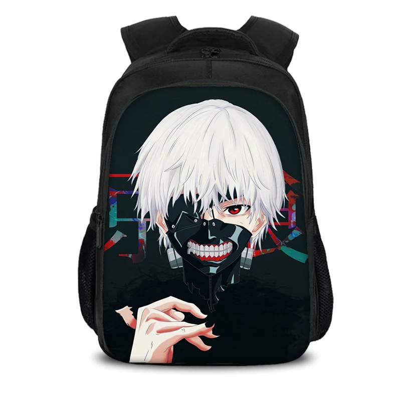 

2020 Fashion Children School Backpacks Tokyo Ghoul Anime School Bags For Teenager Boys Nylon Laptop Back Pack Mochilas Tegaote