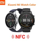 Умные часы Xiaomi, цветные, NFC, AMOLED-дисплей 99% дюйма, GPS, фитнес-трекер 5 АТМ, водонепроницаемые, спортивные, пульсометр, умные часы Mi, 1,39