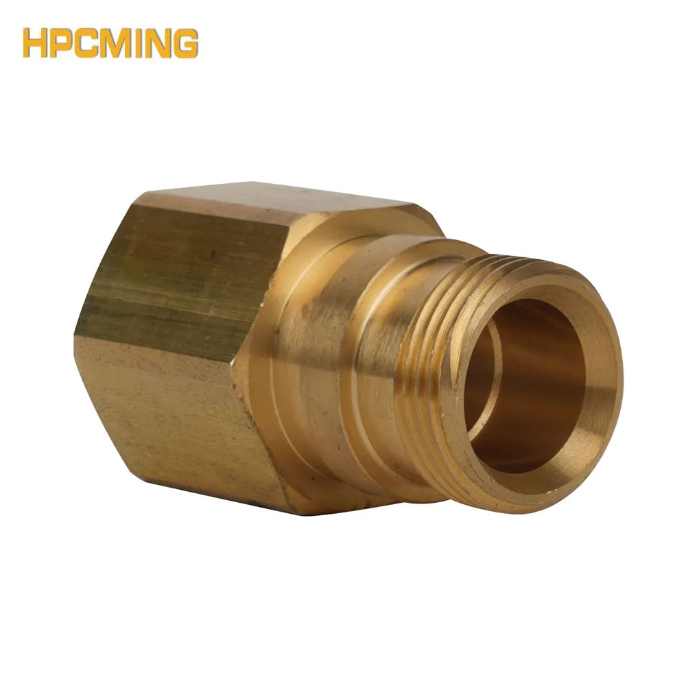 Адаптер для стиральной машины для сопла Easy Lock Male-M22* 1,5 14 мм Female с вставкой из нержавеющей стали(такой же, как и