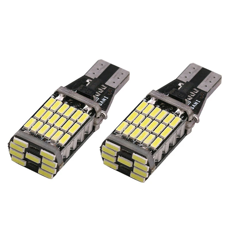 

Декодирование автомобильной лампы T15 4014 45smd Led 12 В, 24 В, лампа указателя поворота, Тормозная лампа легкая в установке, прямая замена, без прово...
