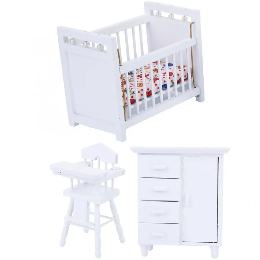 Миниатюрный Кукольный домик деревянная модель мебели для 1:12 куклы детские