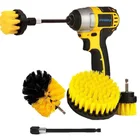 Набор для чистки дрели, щетки чистка ванны, 4 шт.