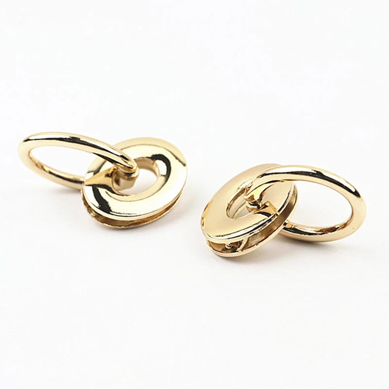 

2pcs Metal Bag Decoration Buckle Fashion Hang Clasp for DIY Handbag Bag Purse Luggage Hardware Closure Bag Parts Accessories