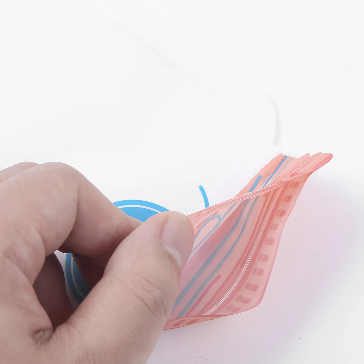 Многоразовые герметичные пакеты на молнии складная банка мешочек для хранения в