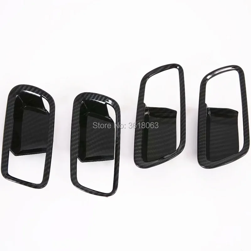 For Toyota Prius 2019 2020 Carbon Fiber Inner Door Handle Bowl Cover Frame Trim Sticker Car-Styling Deconation Accessories |