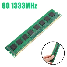 New Arrival 1pc 24 Pin PC Memory RAM Memoria Module Computer Desktop DDR3 8GB PC3 1333 1333MHZ 10600 8G RAM