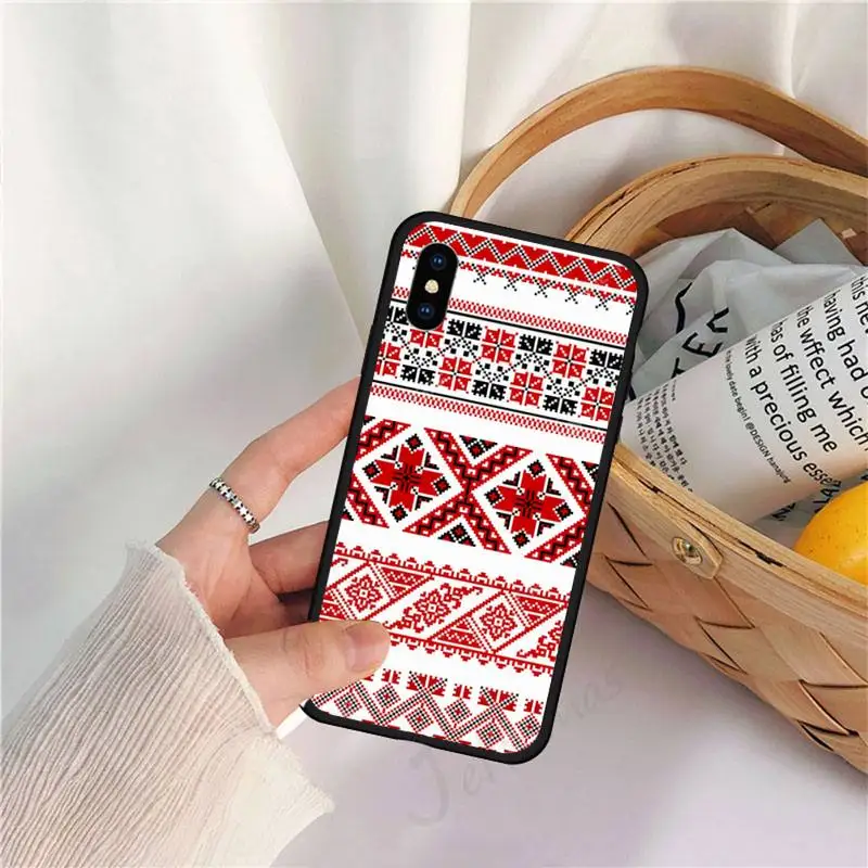 

Great Ukraine Ornament pattern Phone Case for iPhone 11 12 pro XS MAX 8 7 6 6S Plus X 5S SE 2020 XR