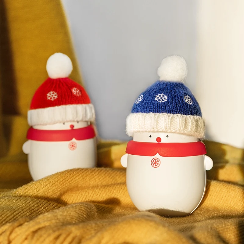 

2 Pcs Charging Hand Warmer Portable Multi-Function 2-In-1 Charging+Hand Warmer 6000MAh Battery Couple Hand Warmer