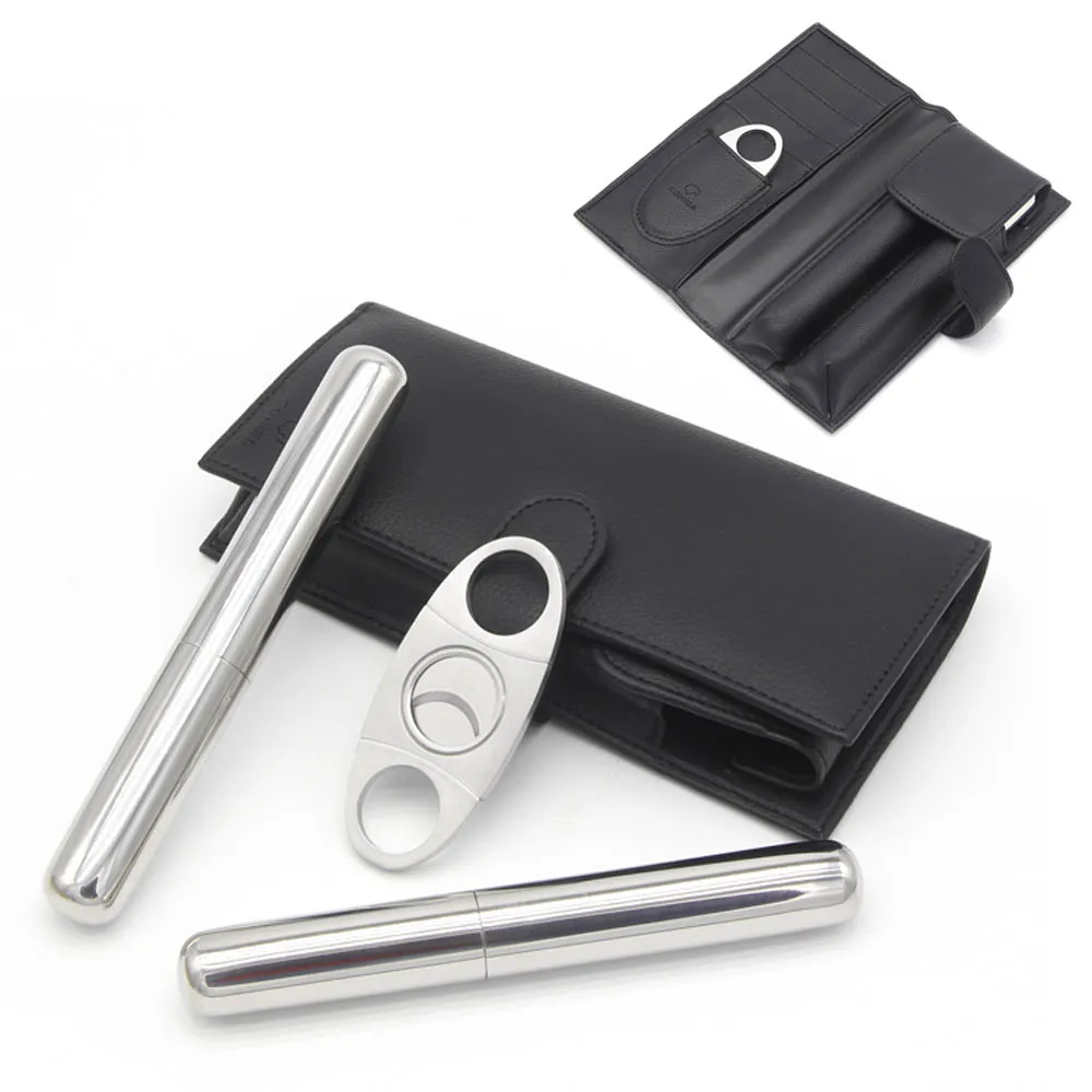 Чехол для сигар COHIBA дорожная коробка Humidor кожаный сигарный хьюмидор аксессуары с