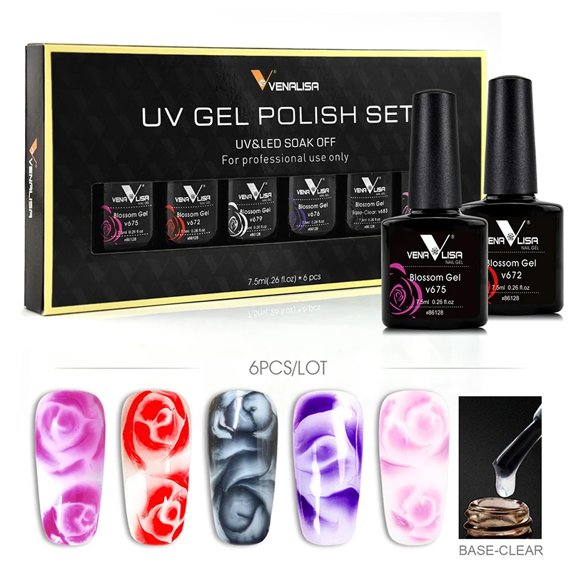 12 цветов для дизайна ногтей Красота Маникюр своими руками дизайн Цветочный