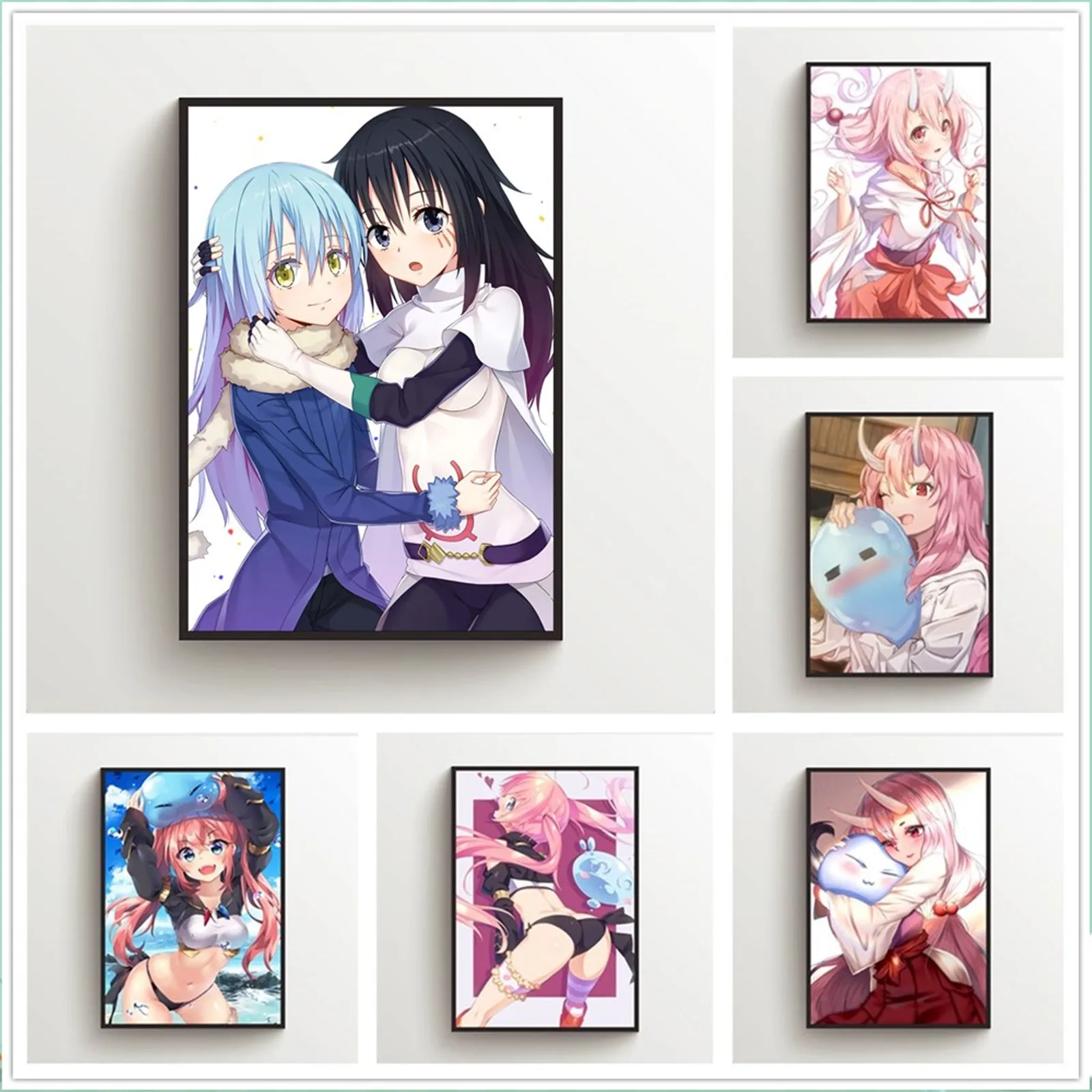 

That Time I Got Reincarnated Anime Polypropylene Poster Picture Bar Shop Door Wall Decor