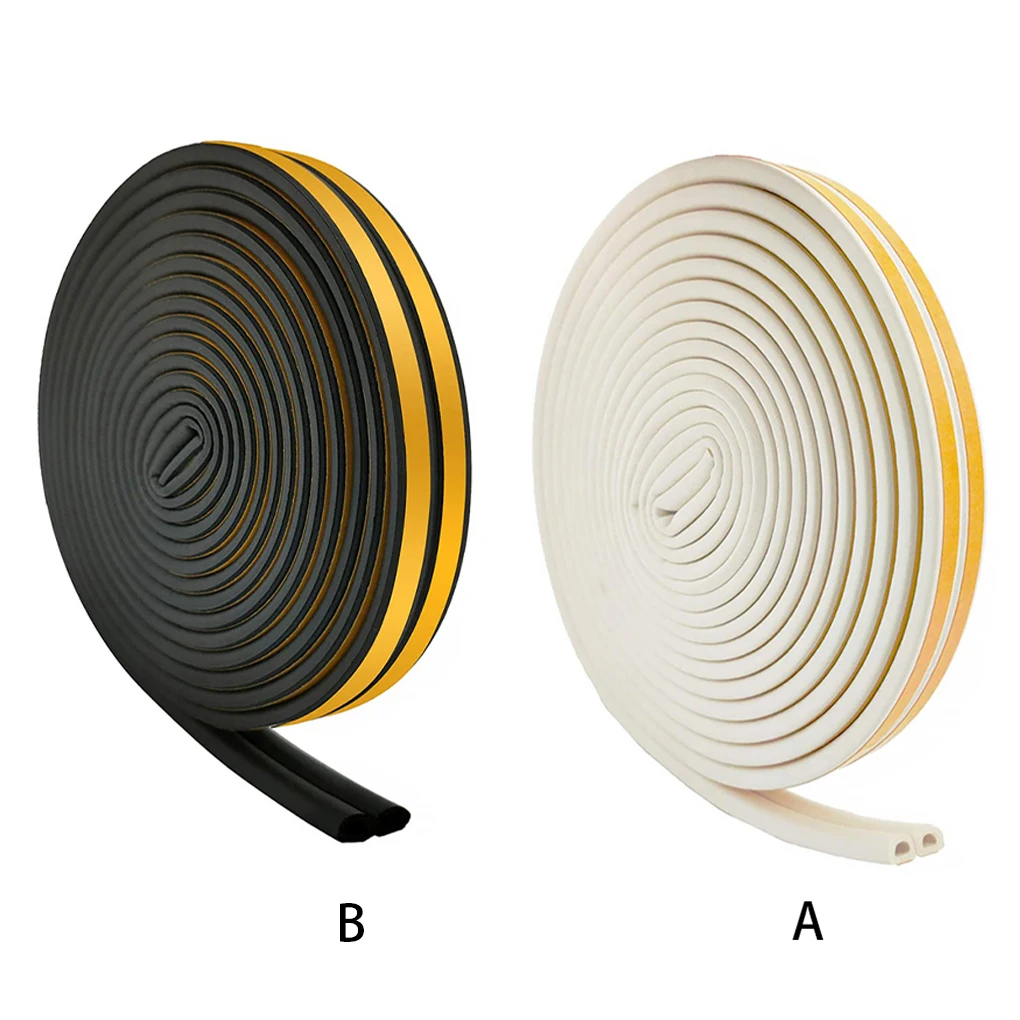 

10M Window Seal Strip Self Adhesive Weather Draught Excluder Seal Strip Tape Roll Draft Door Window Home Tape Roll