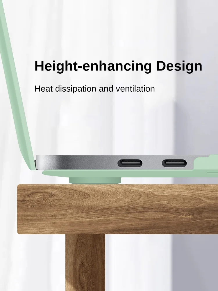 eoenkk laptop case lightweight fresh green for 12 13 15 16 inch macbook air pro touch bar retina slim protective cover free global shipping