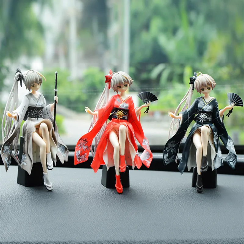 

Japan 13CM Yosuga no Sora Figure PVC Action Anime Collection Peripherals Doll Model Toys Kimono Sora Figure for kid gift