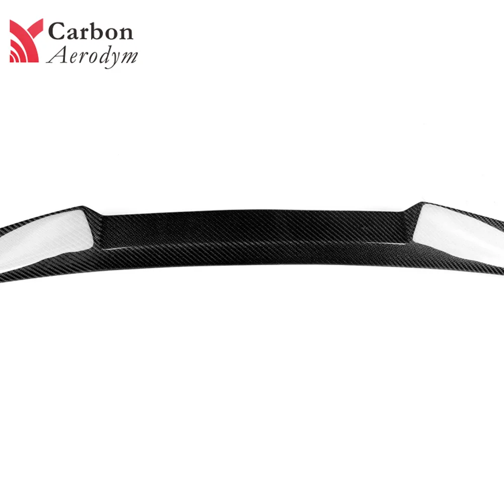 Настоящий карбоновый автомобильный спойлер черный глянец для BMW 3 серии E46 седан