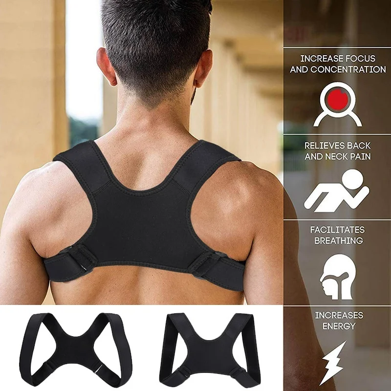 

ZITY Posture Corrector Clavicle Fracture Support Back Shoulder Straighten Brace Belt Children Anti Hunchback Posture Correction