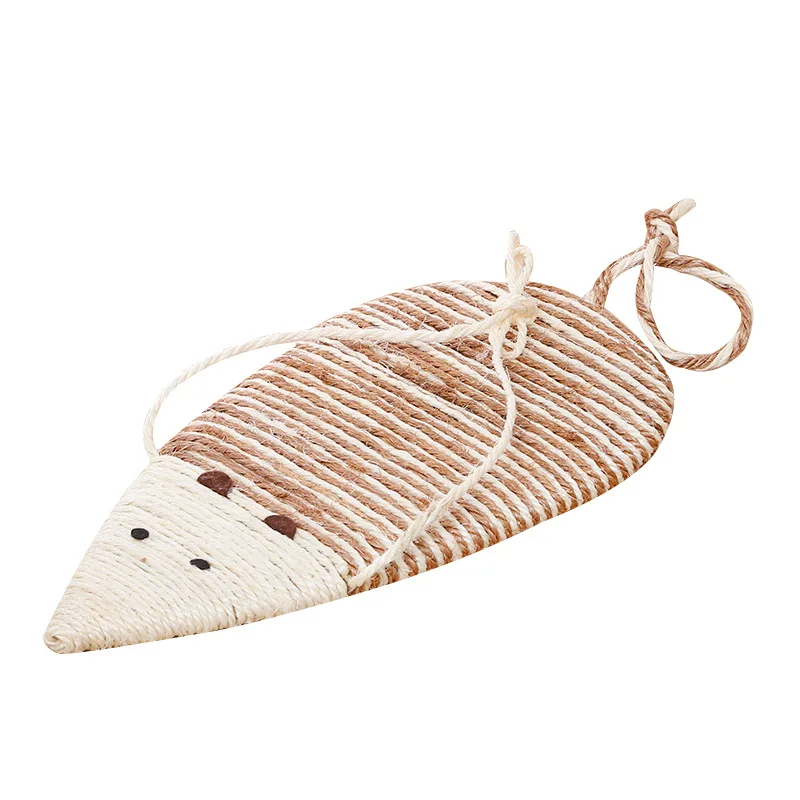 

Mice Sisal Cat Scratching Pad Pet Supply Anti Scratch Claw Grinder Durable Training Toy Furniture Protector Kitten Scratcher Mat