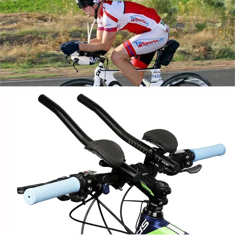 Велосипедный упор TT на руль алюминиевый сплав ручка для триатлона длительной