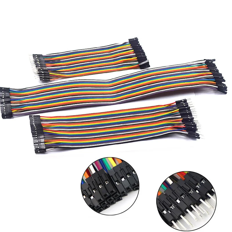 

40pcs 10CM-30CM Dupont Line Male to Male,Male to Female,Female to Female Dupont Cable Jumper Wire 40Pin For Arduino DIY Kit