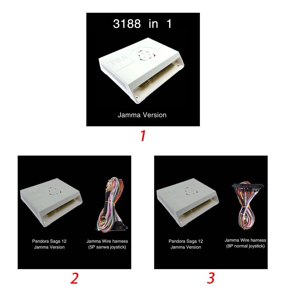 3188 в 1 монета Jamma настольная аркадная игра выход джойстик машина управление развлечения аксессуары для Pandora Saga Box