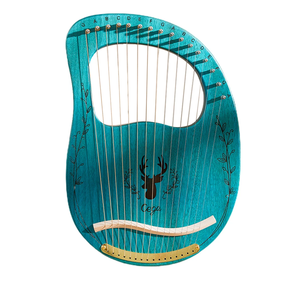 Muslady 16 струн модернизированная Lyre Harp портативная твердая древесина струна