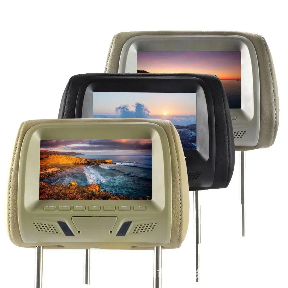

Universal Car 7-inch Headrest USB SD MP5 Display HD Car Headrest Pack Screen Player Headrest Player Rear Seat Multimedia Player