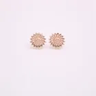 Трендовые серьги-гвоздики Подсолнух милые маленькие серьги-ромашки цветок серии серьги-пуссеты