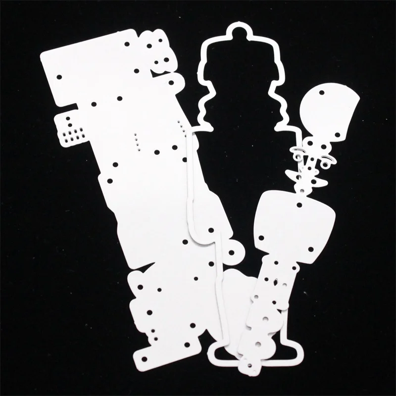 ZFPARTY рождественские трафареты металлические Вырубные штампы для фотоальбома