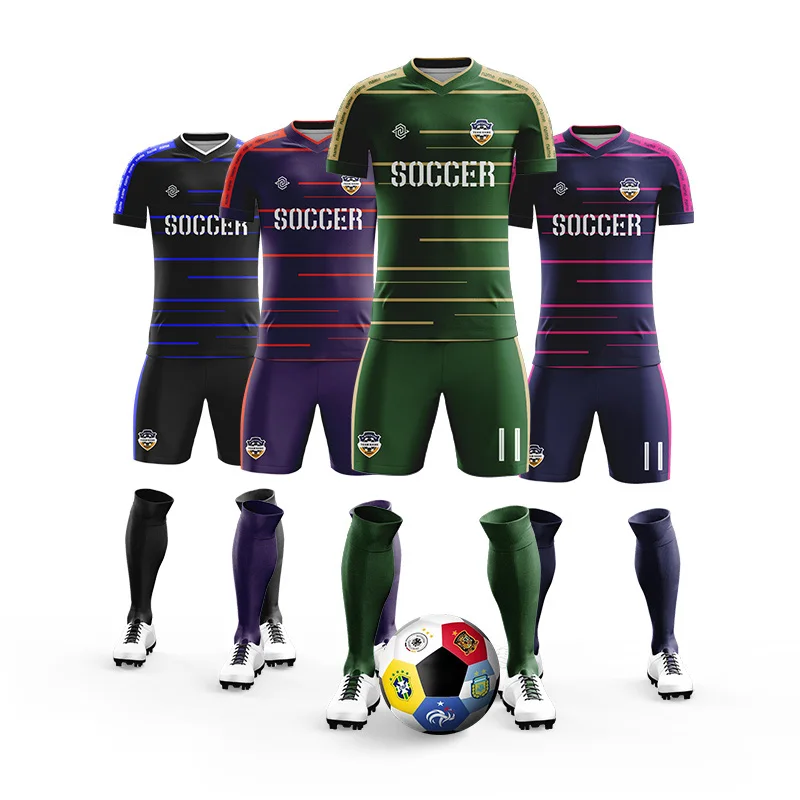 

BASKETMAN Soccer Uniform Sets For Men Tracksuit Customized Prints Team Name Logo Training Short Sleeve Quick Dry Football Jersey