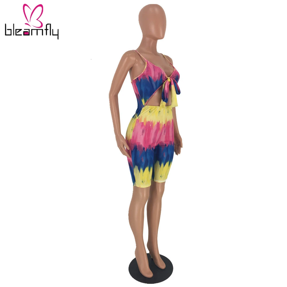 Новинка 2019 женский сексуальный комбинезон в полоску с v образным вырезом без