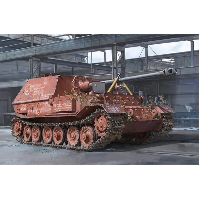 

Assembled Tank Model 1/35 German Ferdinand Tank Destroyer 15100 35A044 Plastic Kit Building Model