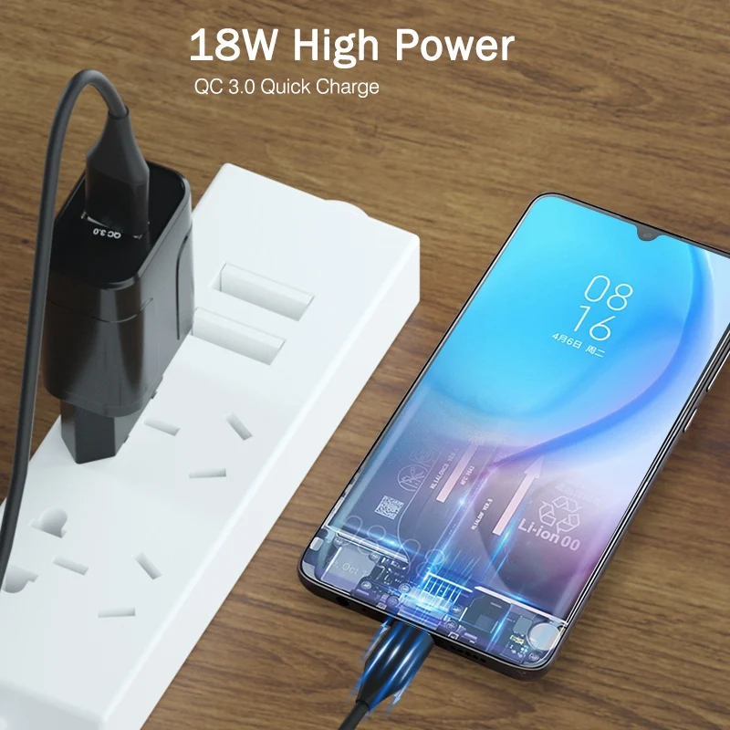 OREY 18 Вт Быстрая зарядка 3,0 USB зарядное устройство для iPhone X Xr быстрое зарядное устройство адаптер для samsung S10 Plus QC 3,0 зарядное устройство для телефона
