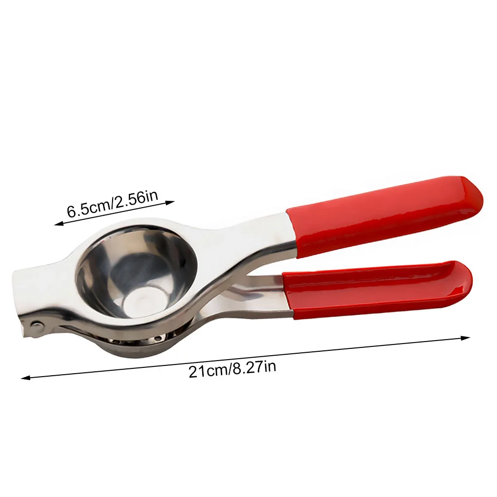 

Portable DIY Manual Lemon Juicer Stainless Steel Silicone Citrus Lemon Press Lime Squeezer 12 Juice Holes Manual Squeezers