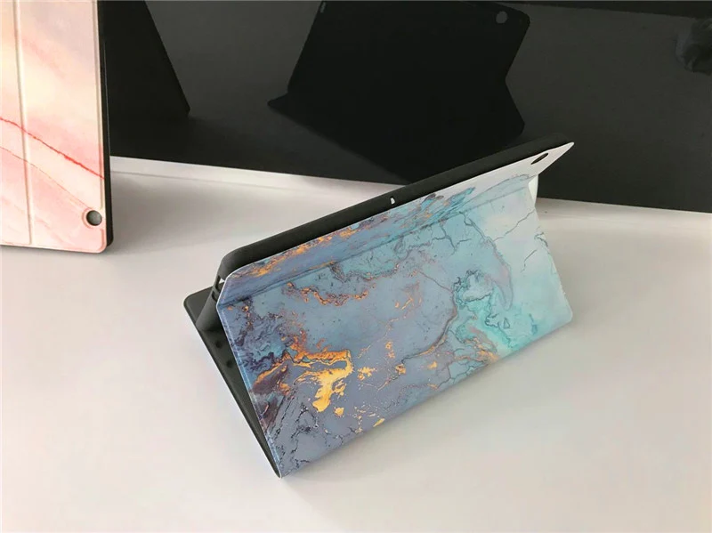 Модный Цветной чехол для huawei MediaPad T5 10 Чехлы AGS2-W09 AGS2-L09 AGS2-L03 10,1 ''планшет стенд кожаный защитный+ Защитная пленка+ MPD