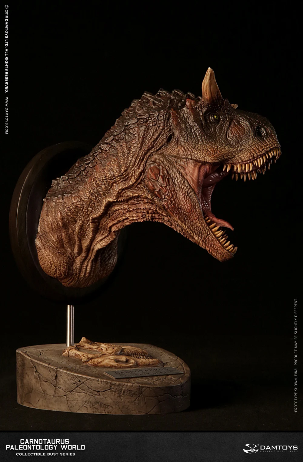 DAMTOYS MUS005 A B музейная серия голова карнозавра статуя исключительная смеситель
