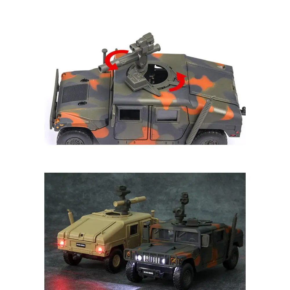 1:32 Military car model Explosion proof Armored vehicle with sound light alloy toy diecast vehicles |